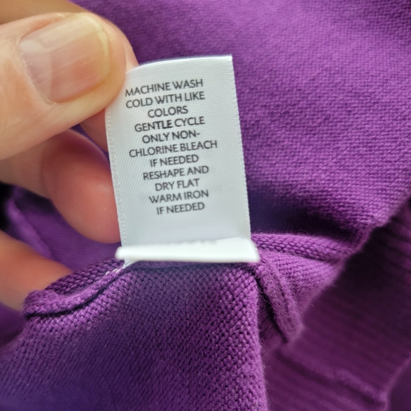 J. Jill Ultra Violet Cardigan. Size Medium - Picture 7 of 9